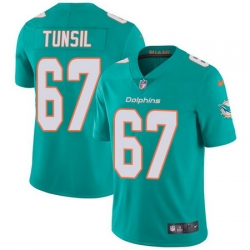 Nike Dolphins #67 Laremy Tunsil Aqua Green Team Color Mens Stitched NFL Vapor Untouchable Limited Jersey