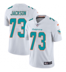 Nike Dolphins 73 Austin Jackson White Men Stitched NFL Vapor Untouchable Limited Jersey