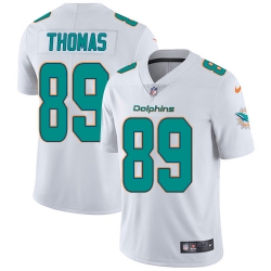 Nike Dolphins #89 Julius Thomas White Mens Stitched NFL Vapor Untouchable Limited Jersey