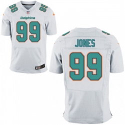 Nike Dolphins #99 Jason Taylor White Elite Jerseys