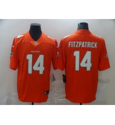 Nike Miami Dolphins 14 Ryan Fitzpatrick Orange Vapor Untouchable Limited Jersey