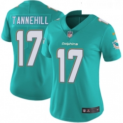 Womens Nike Miami Dolphins 17 Ryan Tannehill Elite Aqua Green Team Color NFL Jersey