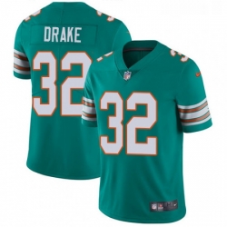 Youth Nike Miami Dolphins 32 Kenyan Drake Elite Aqua Green Alternate NFL Jersey