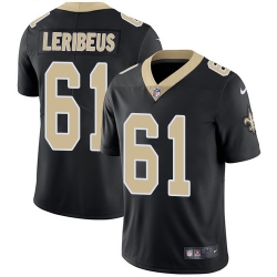 Limited Nike Black Mens Josh LeRibeus Home Jersey NFL 61 New Orleans Saints Vapor Untouchable