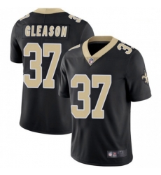 Men New Orleans Saints 37 Steve Gleason Black Vapor Limited Jersey