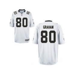 Nike New Orleans Saints 80 Jimmy Graham White Game NFL Jersey