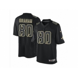 Nike New Orleans Saints 80 Jimmy Graham black Limited Impact Jersey