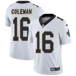 Nike Saints #16 Brandon Coleman White Mens Stitched NFL Vapor Untouchable Limited Jersey