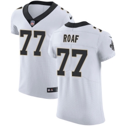 Nike Saints #77 Willie Roaf White Mens Stitched NFL Vapor Untouchable Elite Jersey