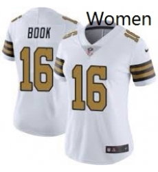 Women New Orlean Saints Ian Book 16 White Rush Jersey