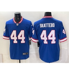 Men New York Giants 44 Cam Skattebo Royal Vapor Untouchable Classic Retired Player Stitched Jersey