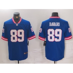 Men New York Giants 89 Mark Bavaro Royal Vapor Untouchable Classic Retired Player Stitched Jersey