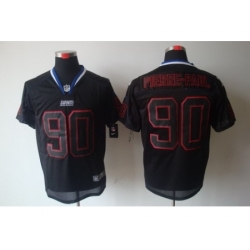 Nike New York Giants 90 Jason Pierre-Paul Black Elite Lights Out NFL Jersey