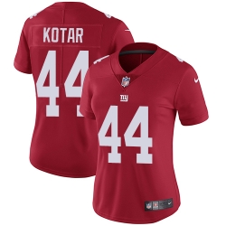 Nike Giants #44 Doug Kotar Red Alternate Womens Stitched NFL Vapor Untouchable Limited Jersey