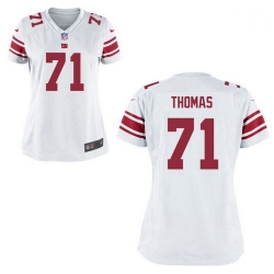 Women Nike Giant 71 Andrew Thomas White Game Jersey 2020 NFL Draft