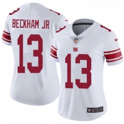 Womens Nike New York Giants 13 Odell Beckham Jr Elite White NFL Jersey