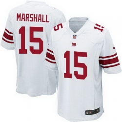 Nike Giants #15 Brandon Marshall White Youth Stitched NFL Elite Jersey