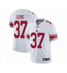 Youth New York Giants #37 Julian Love White Vapor Untouchable Limited Player Football Jersey