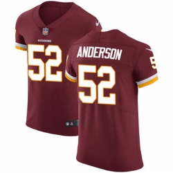 Men Nike Redskins #52 Ryan Anderson Burgundy Red Team Color Stitched NFL Vapor Untouchable Elite Jersey