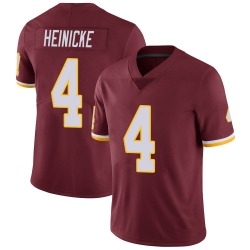 Men Washington 4 Taylor Heinicke Limited Burgundy Color Vapor Untouchable Jersey