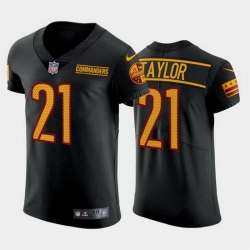 Men Washington Commanders 21 Sean Taylor Black Elite Stitched jersey