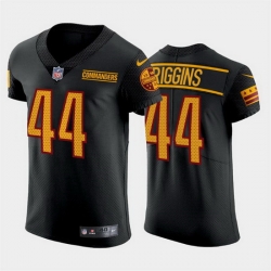 Men Washington Commanders 44 John Riggins Black Elite Stitched jersey