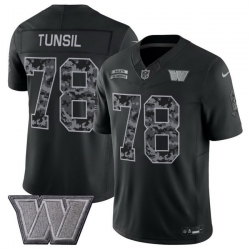 Men Washington Commanders  78 Laremy Tunsil Black F U S E  2026 Salute to Service Limited Stitched Football Jersey