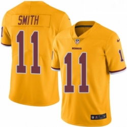 Mens Nike Washington Redskins 11 Alex Smith Limited Gold Rush Vapor Untouchable NFL Jersey