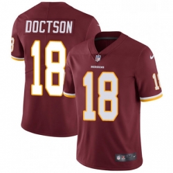 Mens Nike Washington Redskins 18 Josh Doctson Burgundy Red Team Color Vapor Untouchable Limited Player NFL Jersey