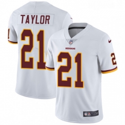 Mens Nike Washington Redskins 21 Sean Taylor White Vapor Untouchable Limited Player NFL Jersey