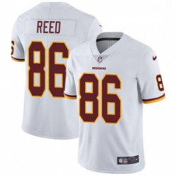 Mens Nike Washington Redskins 86 Jordan Reed White Vapor Untouchable Limited Player NFL Jersey