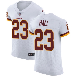 Nike Redskins #23 DeAngelo Hall White Mens Stitched NFL Vapor Untouchable Elite Jersey