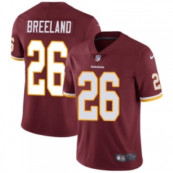 Nike Redskins #26 Bashaud Breeland Burgundy Red Team Color Mens Stitched NFL Vapor Untouchable Limited Jersey