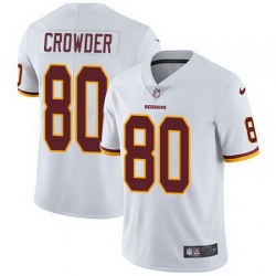 Nike Redskins 80 Jamison Crowder White Vapor Untouchable Limited Jersey