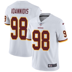 Nike Redskins #98 Matt Ioannidis White Men Stitched NFL Vapor Untouchable Limited Jersey