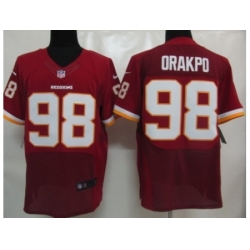 Nike Washington RedSkins 98 Brian Orakpo Red Elite NFL Jersey