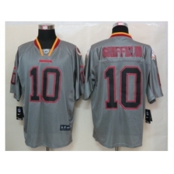 Nike Washington Redskins 10 Robert Griffin III Grey Elite Lights Out NFL Jersey