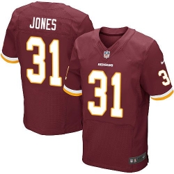 Nike Washington Redskins #31 Matt Jones Burgundy Red Team Color Mens Stitched NFL Elite Jersey