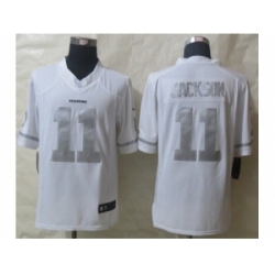 Nike washington redskins 11 DeSean Jackson White Game Platinum NFL Jersey