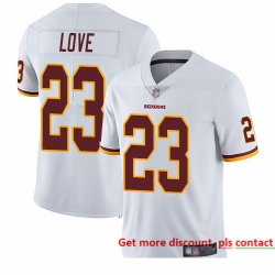 Redskins 23 Bryce Love White Men Stitched Football Vapor Untouchable Limited Jersey