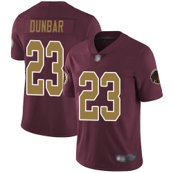 Redskins 23 Quinton Dunbar Burgundy Red Alternate Men Stitched Football Vapor Untouchable Limited Jersey