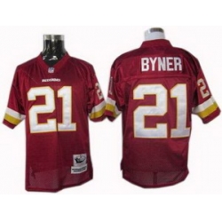 Washington Redskins 21 Earnest Byner Throwback jerseys red