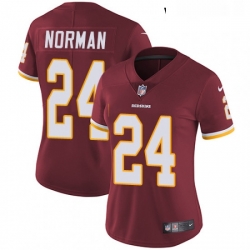 Womens Nike Washington Redskins 24 Josh Norman Elite Burgundy Red Team Color NFL Jersey