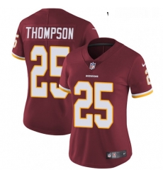 Womens Nike Washington Redskins 25 Chris Thompson Elite Burgundy Red Team Color NFL Jersey