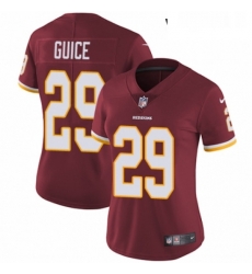 Womens Nike Washington Redskins 29 Derrius Guice Burgundy Red Team Color Vapor Untouchable Limited Player NFL Jersey