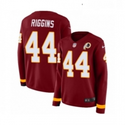 Womens Nike Washington Redskins 44 John Riggins Limited Burgundy Therma Long Sleeve NFL Jersey