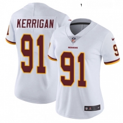 Womens Nike Washington Redskins 91 Ryan Kerrigan Elite White NFL Jersey