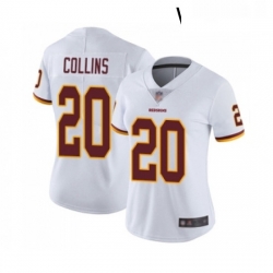 Womens Washington Redskins 20 Landon Collins White Vapor Untouchable Limited Player Football Jersey