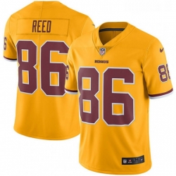 Youth Nike Washington Redskins 86 Jordan Reed Limited Gold Rush Vapor Untouchable NFL Jersey