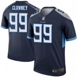 Men Tennessee Titans 99 Jadeveon Clowney Legend Navy Limited Jersey